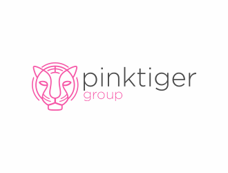 Pink Tiger Group logo design by zegeningen