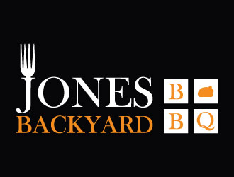 Jones backyard BBQ  logo design by Saraswati