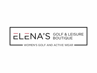 Elena’s Golf & Leisure Boutique logo design by EkoBooM