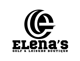 Elena’s Golf & Leisure Boutique logo design by ElonStark