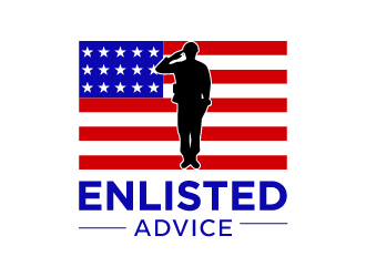 Enlisted Advice logo design by twomindz