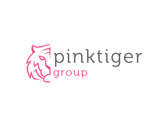 Pink Tiger Group logo design by zegeningen