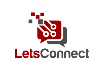 Lets Connect logo design by serprimero