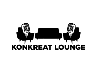 Konkreat Lounge logo design by sakarep