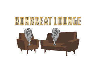 Konkreat Lounge logo design by sakarep