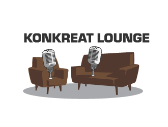 Konkreat Lounge logo design by sakarep