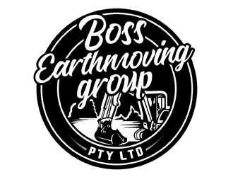 Boss Earthmoving Group Pty Ltd logo design by DreamLogoDesign