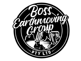 Boss Earthmoving Group Pty Ltd logo design by DreamLogoDesign