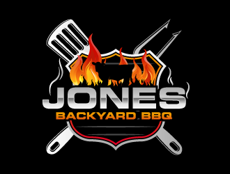 Jones backyard BBQ  logo design by torresace