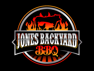 Jones backyard BBQ  logo design by jaize