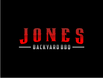 Jones backyard BBQ  logo design by Artomoro