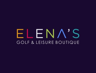 Elena’s Golf & Leisure Boutique logo design by epscreation