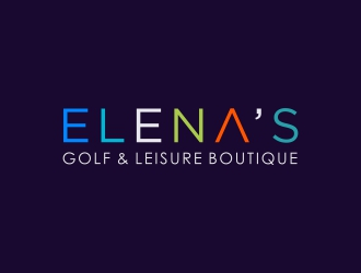 Elena’s Golf & Leisure Boutique logo design by epscreation