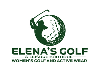 Elena’s Golf & Leisure Boutique logo design by ElonStark