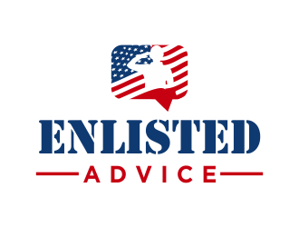 Enlisted Advice logo design by cikiyunn