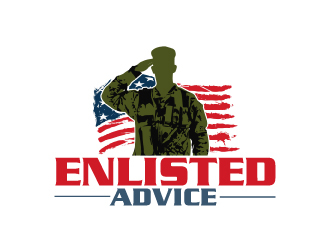 Enlisted Advice logo design by ElonStark