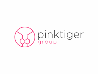 Pink Tiger Group logo design by zegeningen