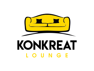 Konkreat Lounge logo design by JessicaLopes