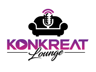 Konkreat Lounge logo design by jaize