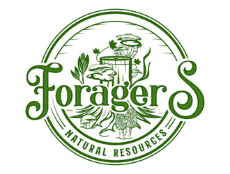 Foragers logo design by gogo