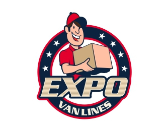 Expo Van Lines logo design by rizuki