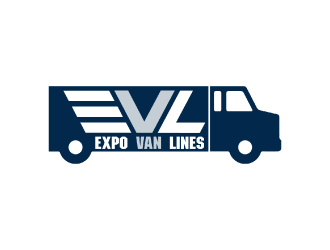 Expo Van Lines logo design by nona