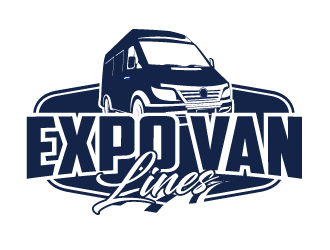 Expo Van Lines logo design by ElonStark