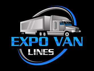 Expo Van Lines logo design by Suvendu