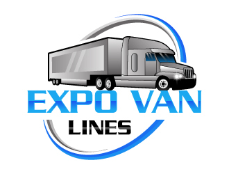 Expo Van Lines logo design by Suvendu