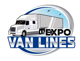 Expo Van Lines logo design by Suvendu