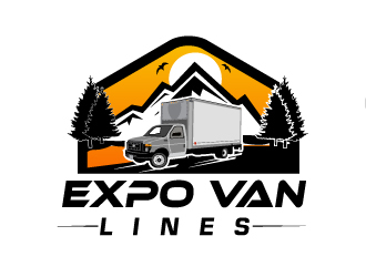 Expo Van Lines logo design by Suvendu