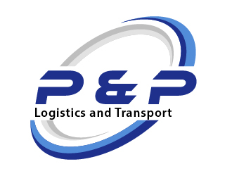 P&P Logistics and Transport logo design by gateout