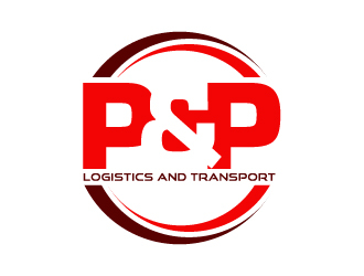 P&P Logistics and Transport logo design by gateout