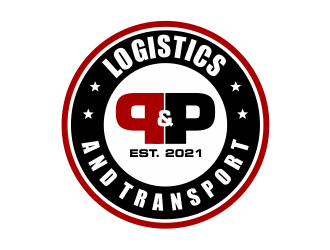 P&P Logistics and Transport logo design by Girly