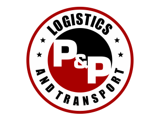 P&P Logistics and Transport logo design by Girly