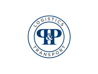 P&P Logistics and Transport logo design by blessings