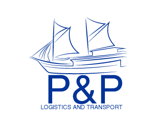 P&P Logistics and Transport logo design by ElonStark