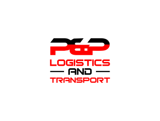 P&P Logistics and Transport logo design by bomie