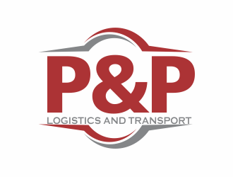 P&P Logistics and Transport logo design by up2date