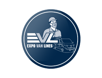 Expo Van Lines logo design by nona