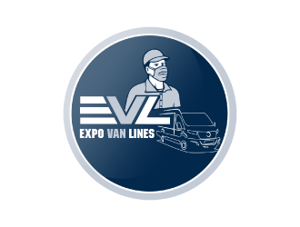 Expo Van Lines logo design by nona