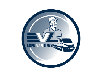 Expo Van Lines logo design by nona