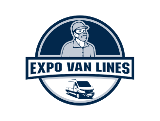 Expo Van Lines logo design by nona