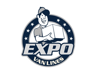 Expo Van Lines logo design by rizuki