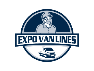 Expo Van Lines logo design by nona