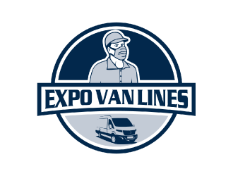 Expo Van Lines logo design by nona