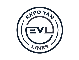 Expo Van Lines logo design by fillintheblack