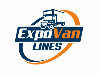 Expo Van Lines logo design by serprimero