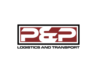 P&P Logistics and Transport logo design by InitialD