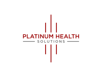 Platinum Health Solutions logo design by p0peye